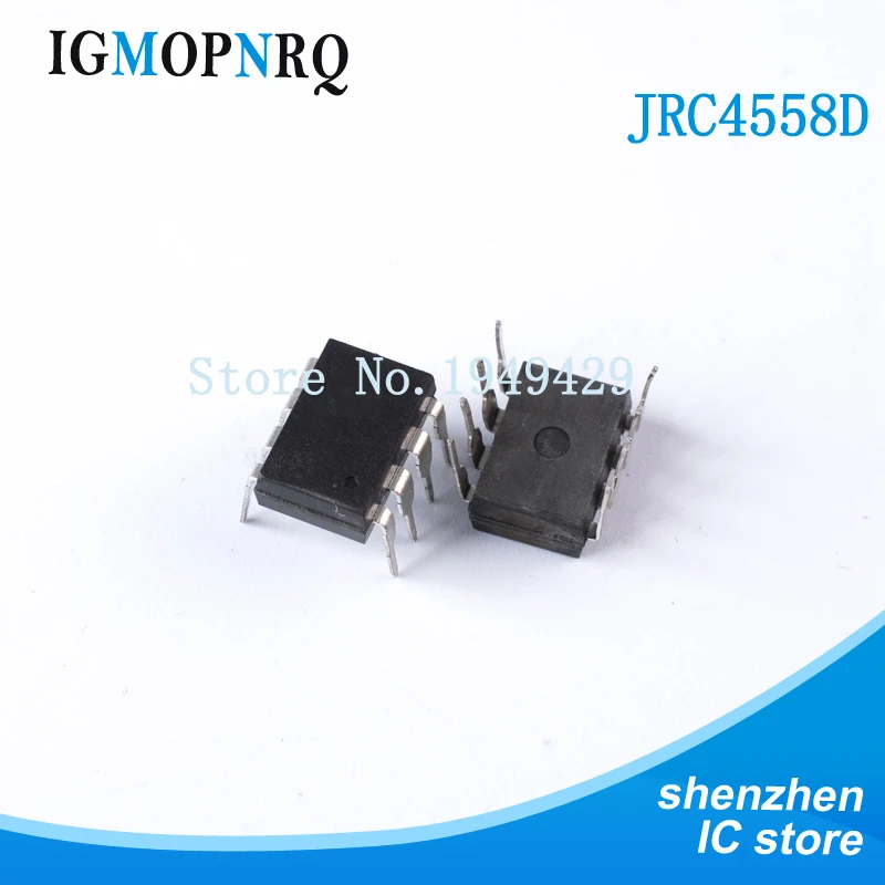 20PCS New JRC4558 4558 4558D DIP-8 Integrate IC Chip