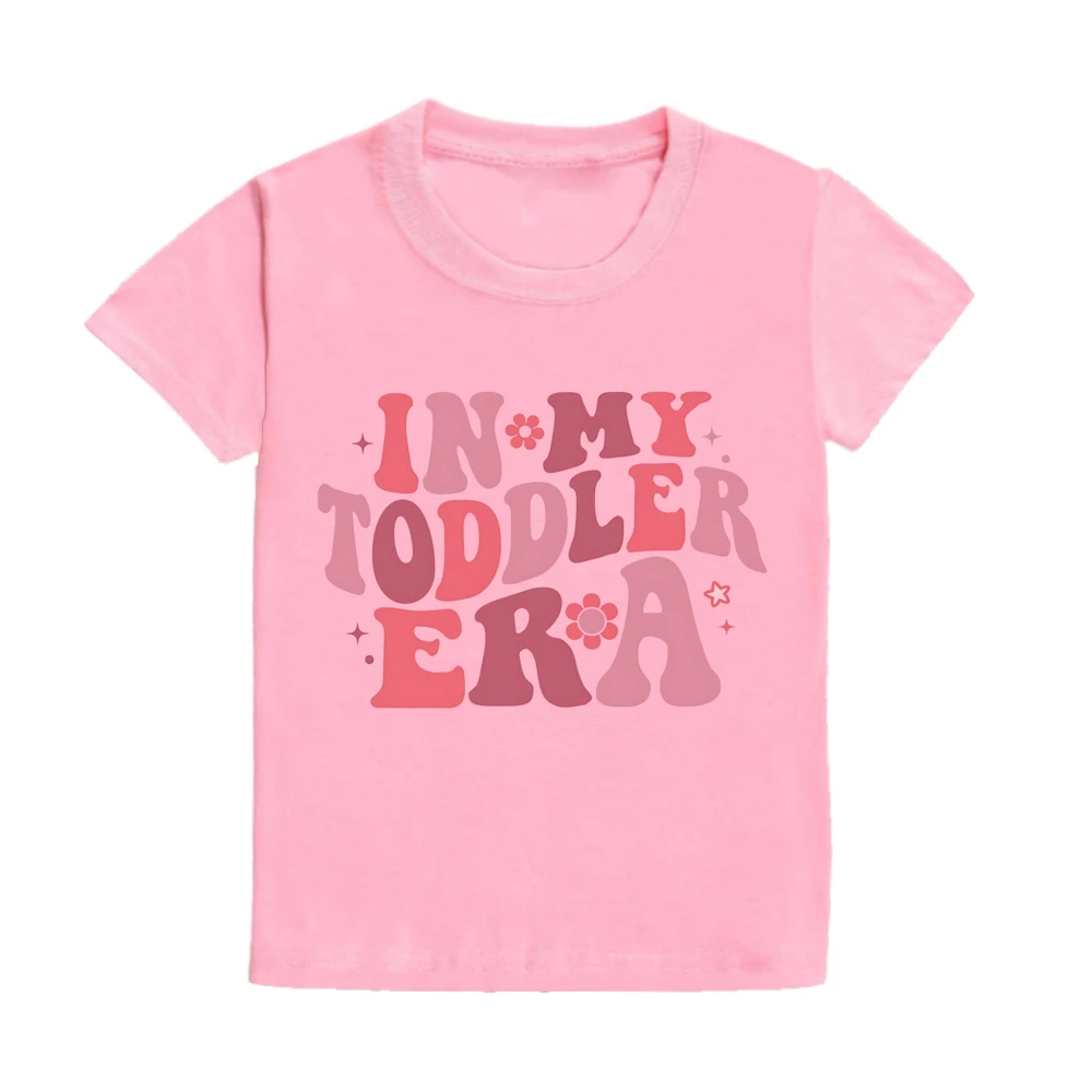 In My Toddler Era Shirt Funny Kids TShirt Retro Girls camicie abbigliamento Toddler Youth Tee Girl in My Toddler Era Tee Outfits