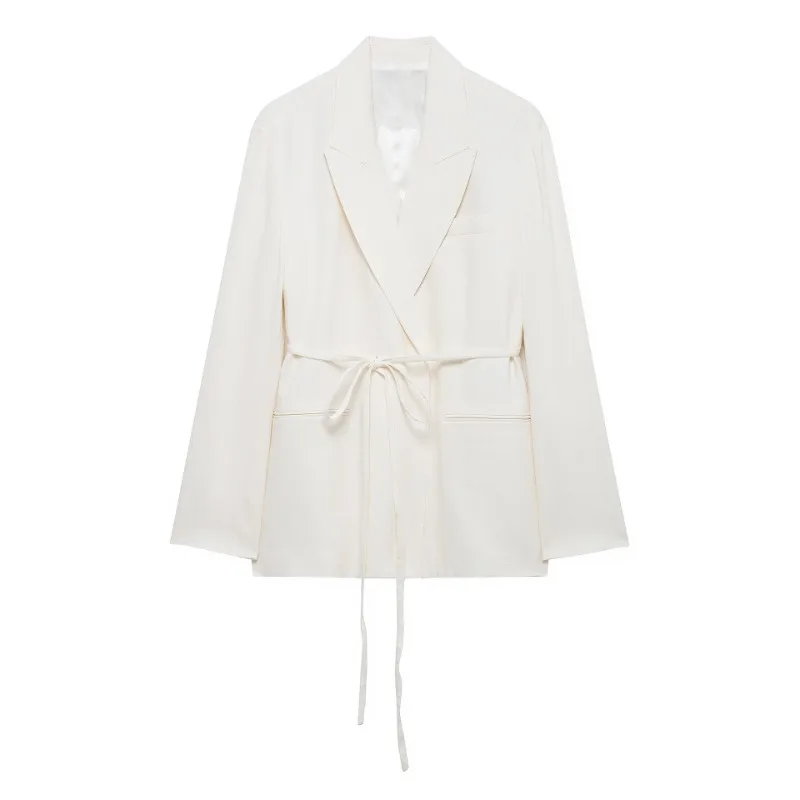 Senhora do escritório calças conjunto 2025 primavera nova moda feminina misturada elegante terno jaqueta em linha reta calças compridas wonmens conjuntos de 2 peças