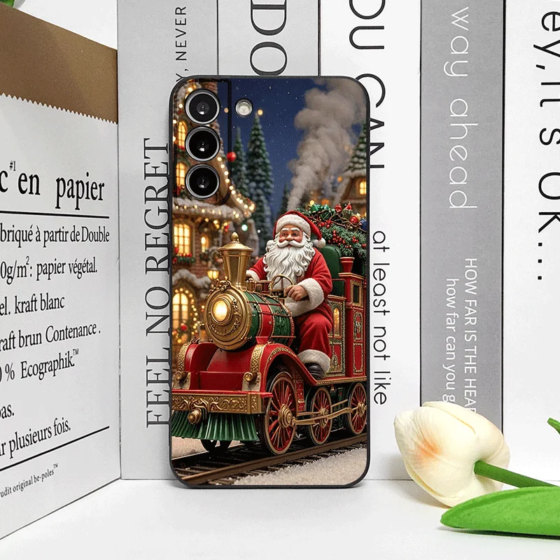 Funda de teléfono con temática navideña de dibujos animados para Honor Huawei 200 Lite 100 400 PRO 80 90 70 X9 X8 Magic 7 6 Lite 5 Pro