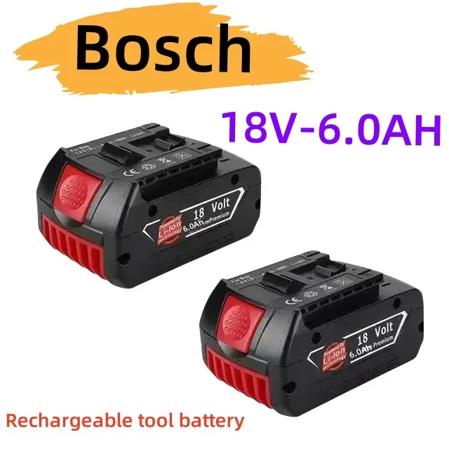 

2024newBosch 18V 6000mAh rechargeable battery, high-power screwdriver BMS protection, portable replacement BAT609 BAT609G BAT618