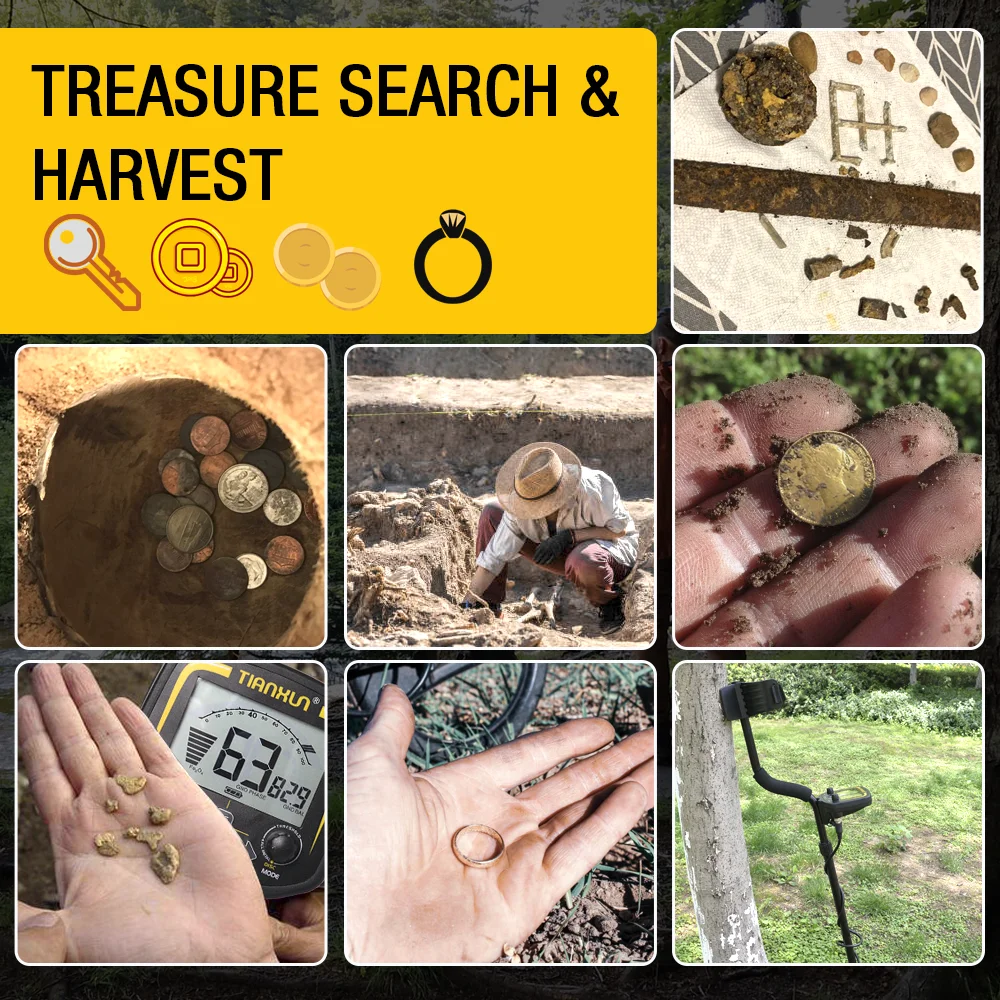 TX-850 Underground Metal Detector High Sensitivity Metal Hunter Gold Digger Treasure Hunter Depth 2.5m Finder Pinpoint Detector image 2