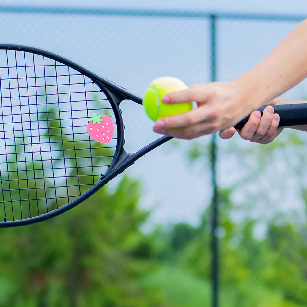 

4Pcs Silicone Tennis Racket Vibration Dampeners Shock Absorber Portable Lightweight Racket Accessory for Tennis Racquet Reducing