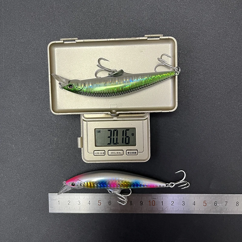 Minnow Jerkbait Señuelo Hundido Lanzamiento Lubina Lucio Agua Salada - imagen 2