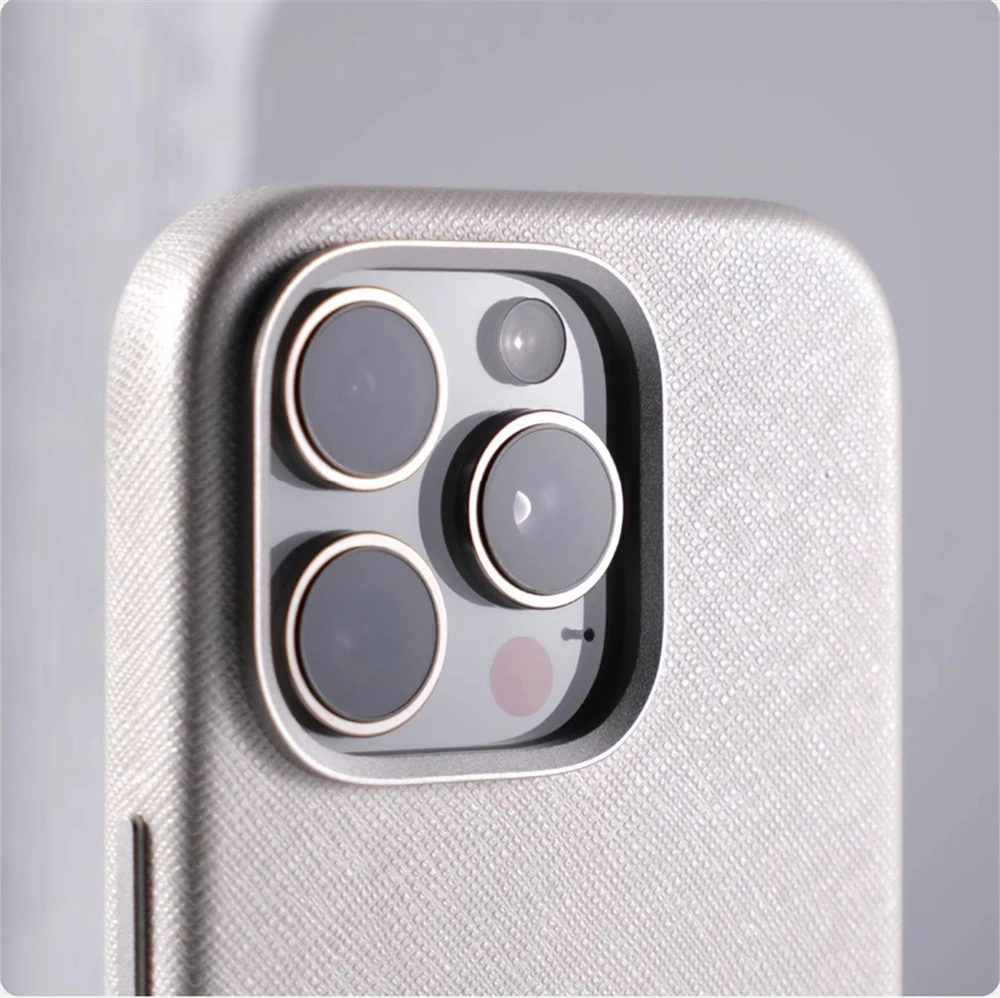 Luxury Business Leather Magnetic Case For iPhone 16 15 14 Pro Max Magsafe Wireless Charge 16 Series Camera Control Button Cover