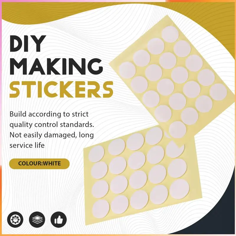 

A93Z 800Pcs Candle Wick Stickers Double-Sided Adhesive Dot Heat-Resistant Candle Making Stickers For Candle DIY Supplies