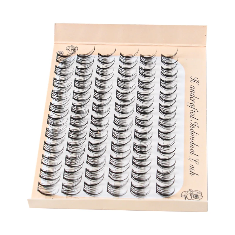 YSDO 6 Rows Eyelash Extension 66 Bundles Natural Long False EyeLashes Individual ClusterLashes Grafting Cilios Makeup tools