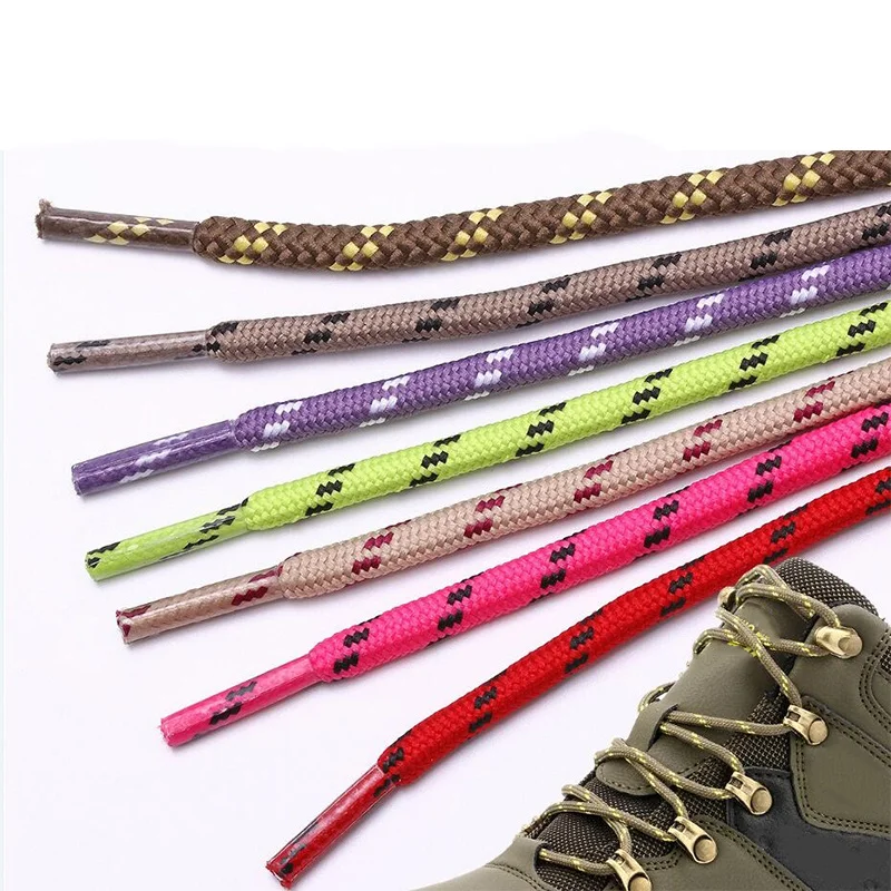 Women Men Round Shoe Laces Strings Boot Shoelaces Casual Shoestrings With Dots 100CM 120CM