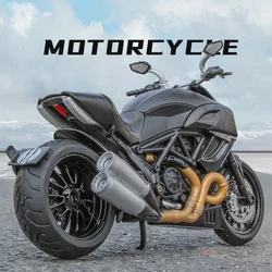 1:12 Ducati Street Fighter Alloy Race Motorcycle Simulation Diecast Metal Sports Motorcycle Model Sound and Light Kids Toys Gift