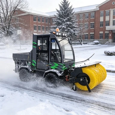 Snowplow Large Working Width Commercial Snowplow Factory Wholesale for Parking Lot and Campus