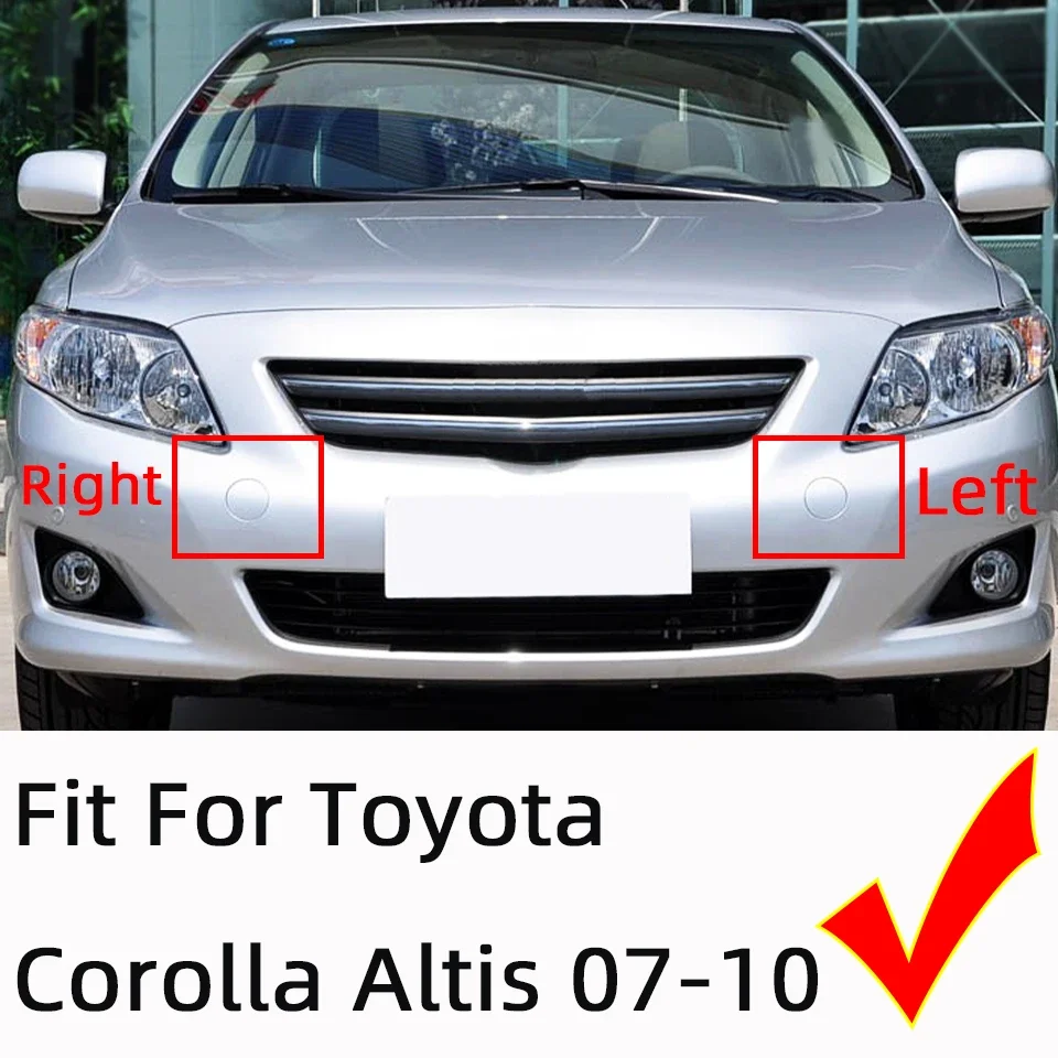 For Toyota Corolla Altis 2007 2008 2009 2010 Front Bumper Tow Hook Hauling Eye Cap Lid Auto Towing Hook Trailer Cover Garnish