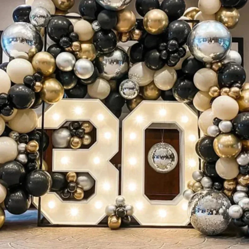 

120cm LED Light Up Number 21 Marquee Sign Freestanding Party Prop For 21st Birthday Decor Celebration Photo Booth Or Event Setup