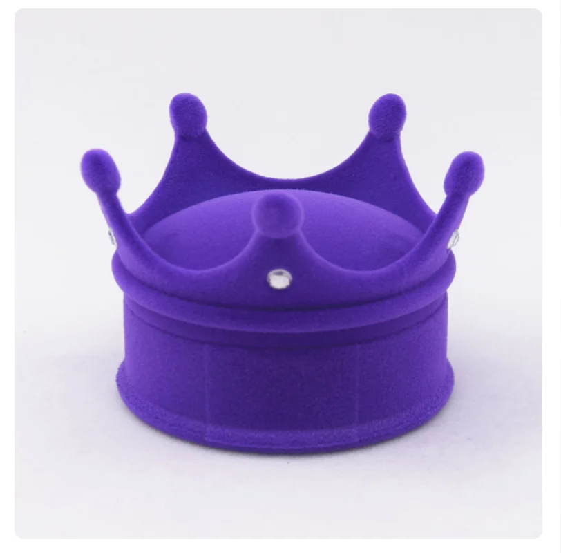 10pcs/lot 10pcs/lot creative style ring stud earring necklace jewelry storage box mini crown shape jewelry box