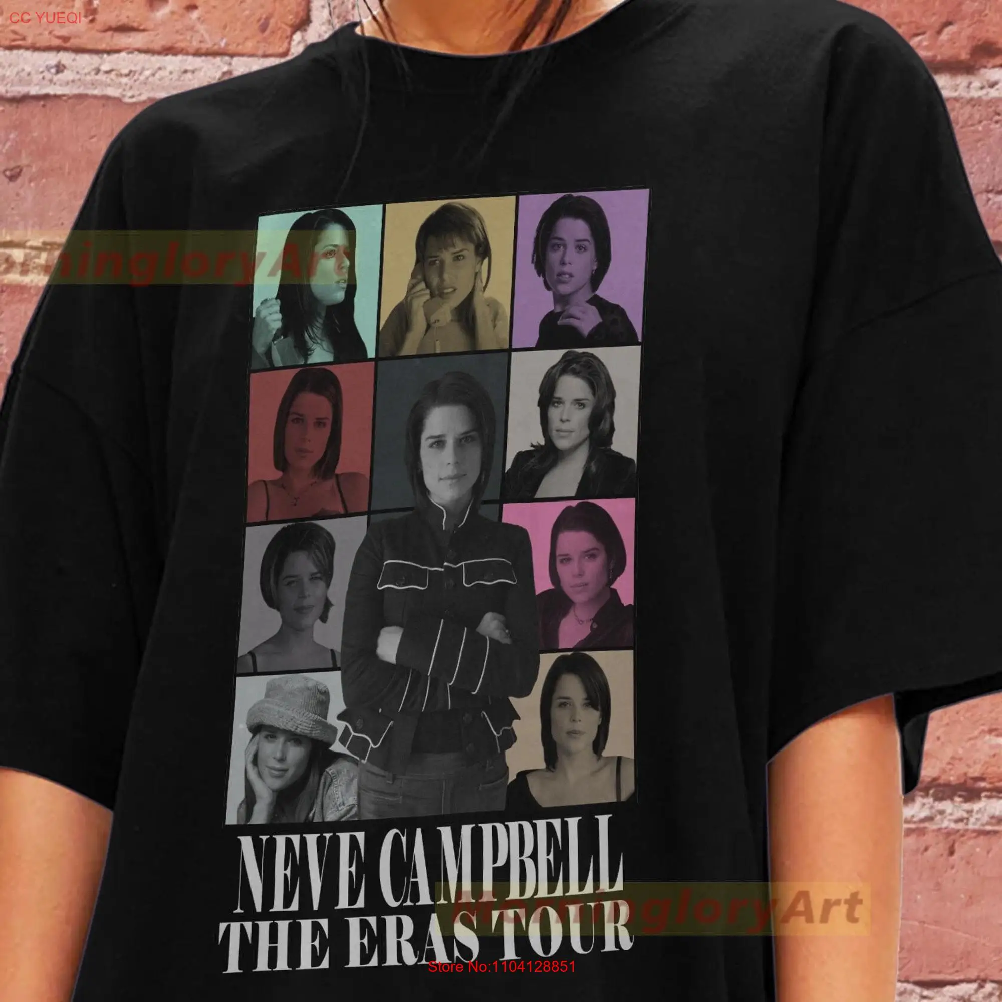 Neve Campbell Tour T Shirt SweaT Sweater Cotton Clothing long or short sleeves