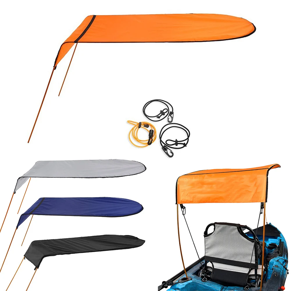 

UV Protection Canopy For Kayak UV Protection Shade Sun Shade Canopy Versatile Watercraft Accessory Outdoor Activities