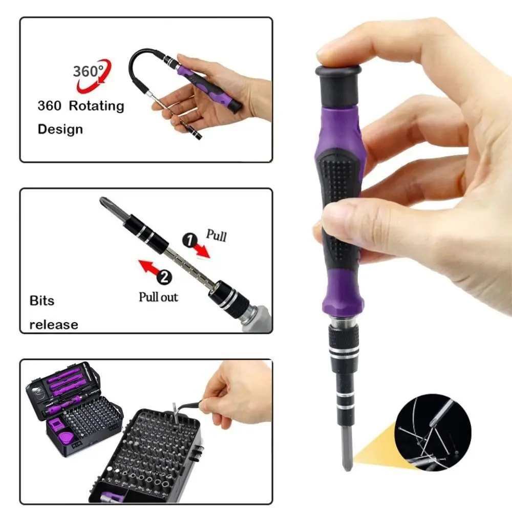 

Insulated Mini Precision Screwdriver Set Professional Magnetic Electronics Screwdriver Set High Strength Repair Tool