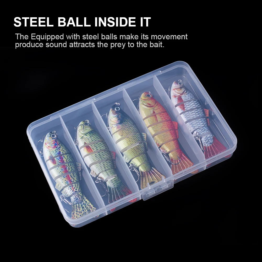 Hanlin Wobbler Multiarticulado Hundido – Swimbait 10cm 16,5g - imagen 4