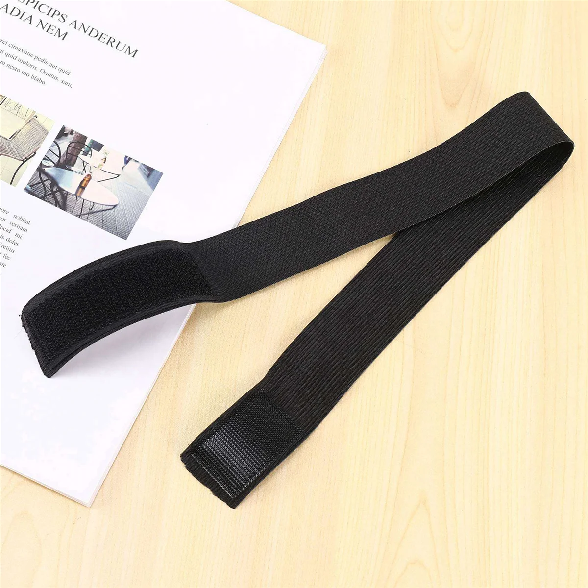 رباط رأس مرن للباروكات الأمامية ، رباط قبضة من النيلون ، الاستلقاء ، 60 أو عرض الإغلاق ، 6 في اللوت