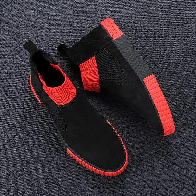 Trends 2024 High Top Sneakers Male Summer On Sale Breathable Men's Vulcanize Shoes Customs Korean Style Products Offer Trend