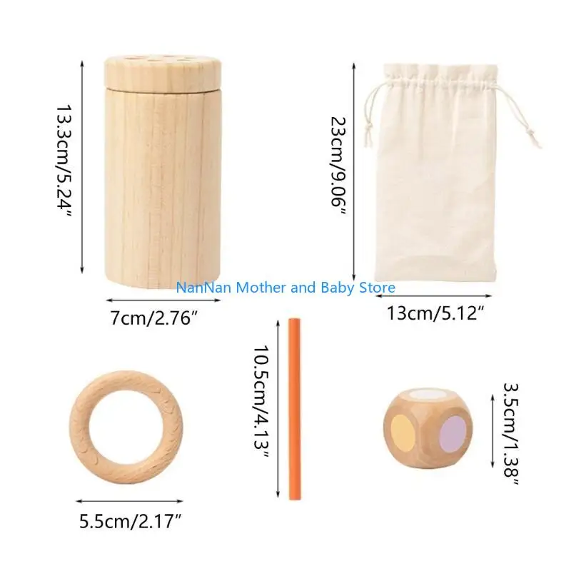 Crianças bastões pilhas quebra -cabeça com blocos construção cores