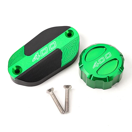 Imagen 2 del producto Para Kawasaki Ninja500 Z500 Ninja 500 SE 2024 2025 Ninja 400 Z400 accesorios de motocicleta cubierta de depósito de líquido de frenos tapa de tanque de aceite