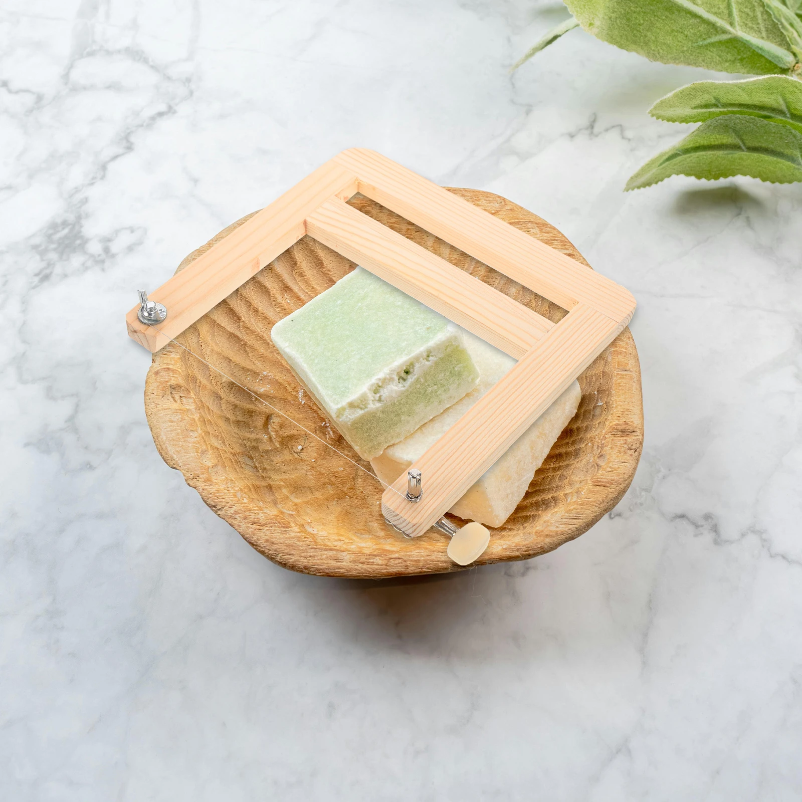 

Wooden Soap Cutter Sturdy Portable Daily Use Slicer Craft Supply Diy Tool For Soap Making Efficient Precision Cutting