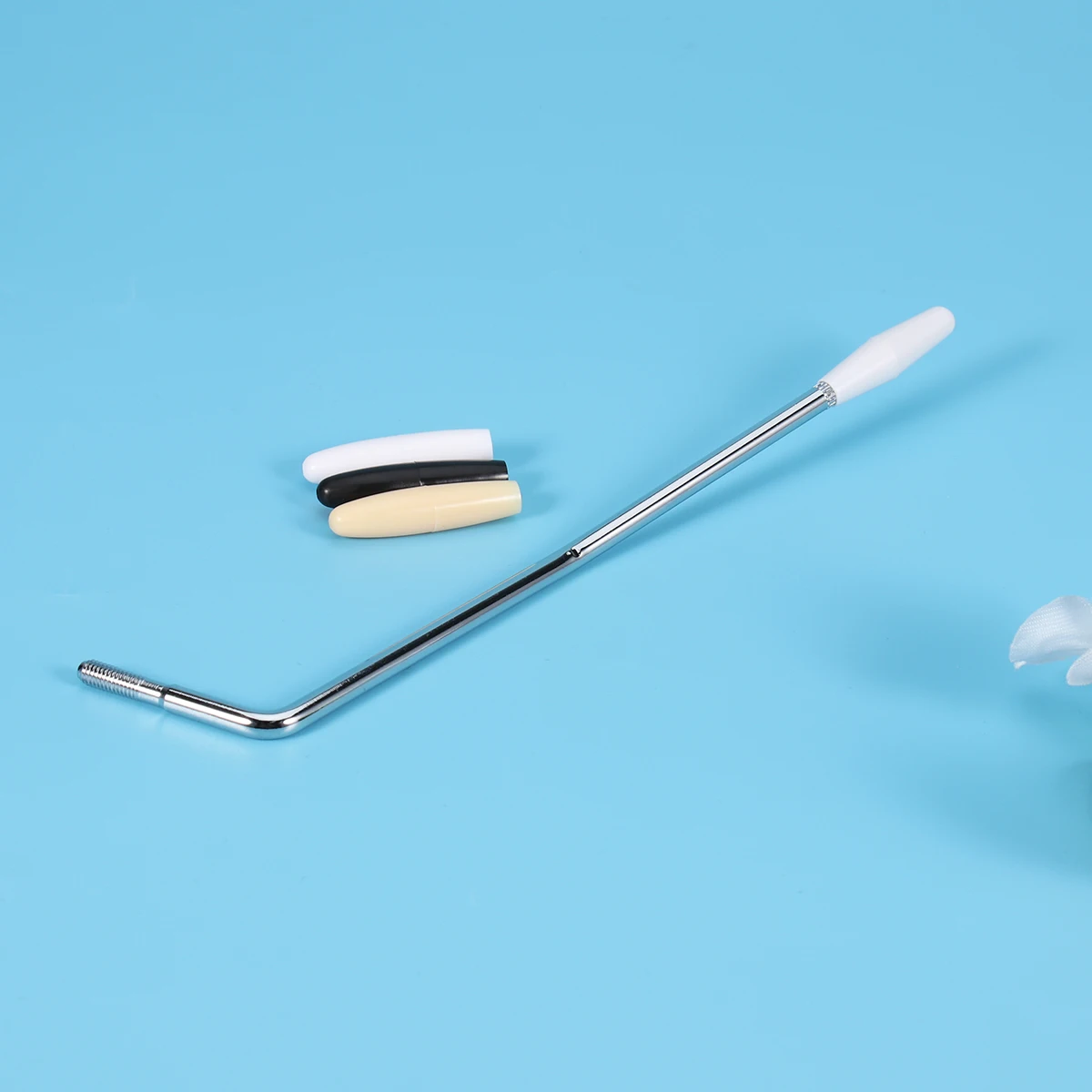 

Silver 5mm Tremolo Arm Durable Iron Electric Guitar Single Tremolo Bridge System Parts Guitar Whammy Bar Replacement