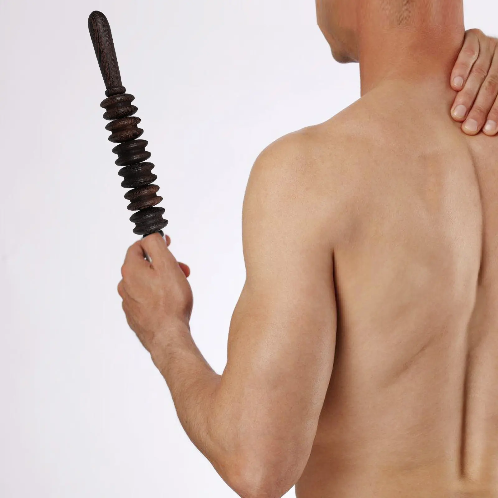 

Набор из 2 деревянных массажных роликов для рук, шеи, спины, ног, для точечной терапии и коррекции фигуры