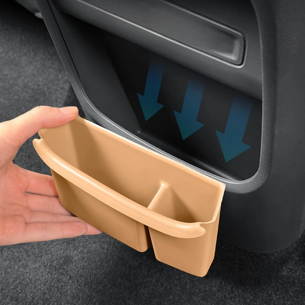 For Geely Starray EM-i Car Rear Air Outlet Storage Box Trash Can Easy Place Tidy Silicone Storage Tray Car Interior Accessories