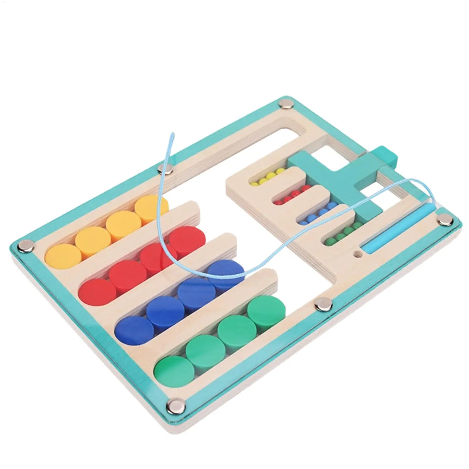 

Развивающие игрушки для изучения цветов: магнитная слайд-головоломка для сортировки цветов, игра-головоломка для подростков и детей, для дома, путешествий и школы