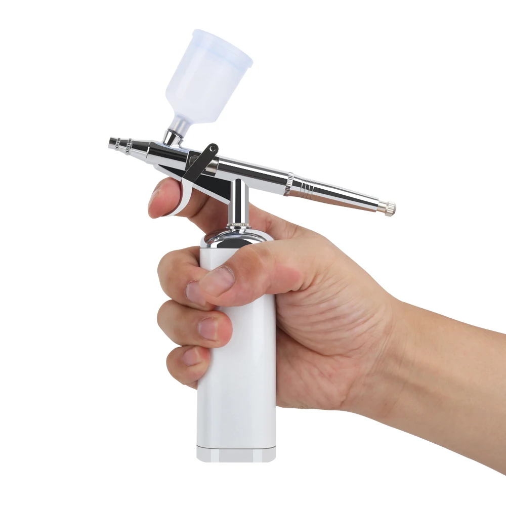 Airbrush Mini Portátil com Compressor Kit Maquiagem Nail Art Design Pulverizadores de Tinta Single-action Pen Super Works Air Brush Set