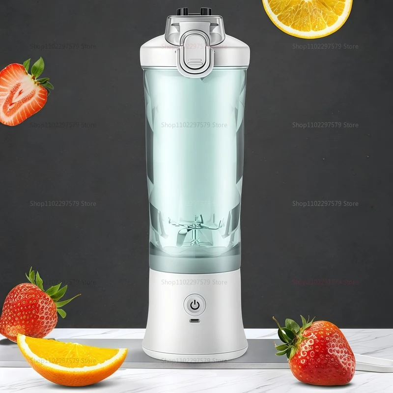 Portable Mixer Machine Electric Juicer 600ML Fruit Mixer 2000mAh USB Rechargeable Smoothie Mini Blender Multifunction Juicer