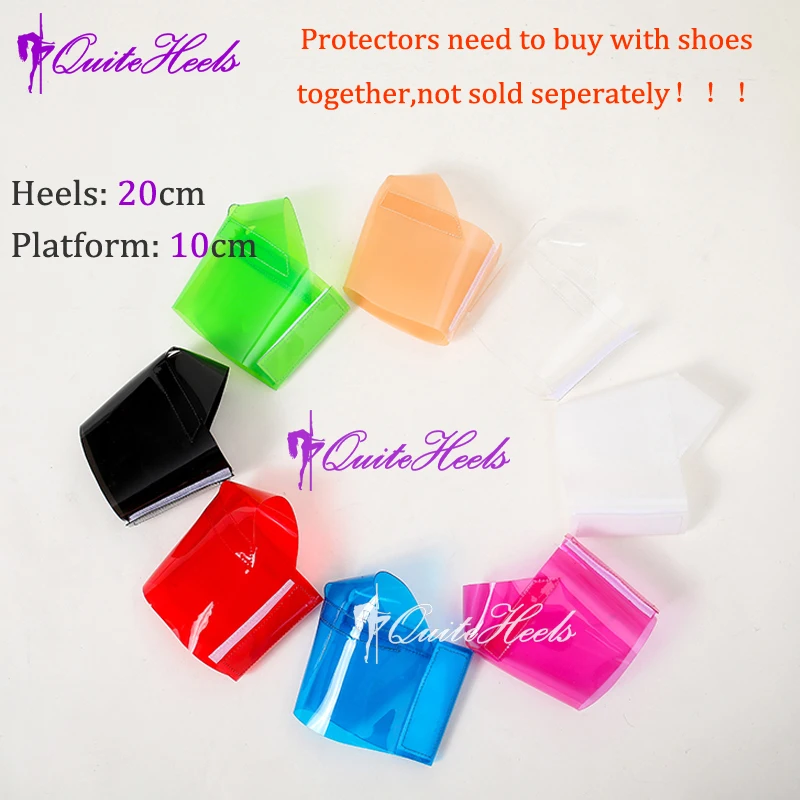 New Strippers Heels High Platform Overshoes Shoes Covers Wear-Resist Protectors Cover Pole Dance Training Specific Accessories