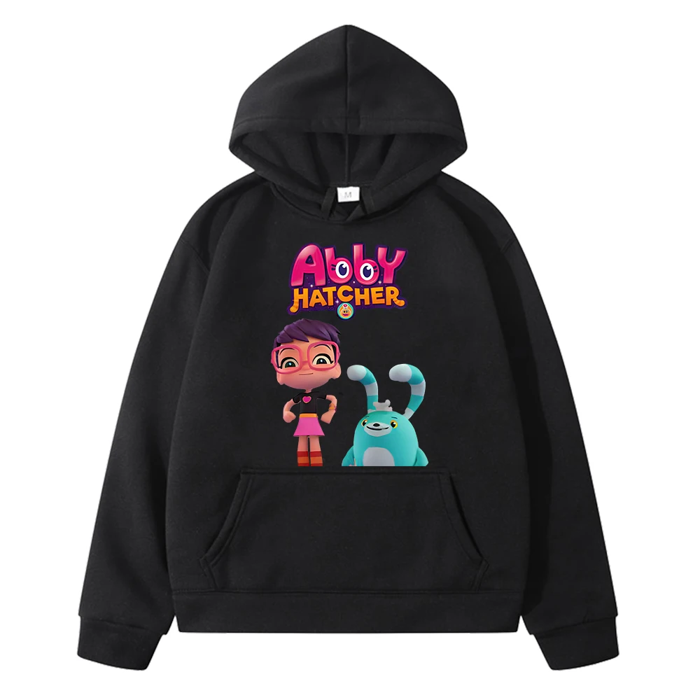 Autumn Kawaii hoodies Cartoon sweatshirt Abby Hatcher Print anime hoodie  y2k sudadera boys Fleece pullover kids clothes girls image 6