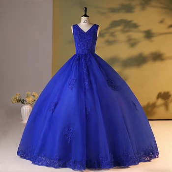 カスタムレースボールガウン,Quinceaneraドレス,ウエディング用,新品,在庫あり,2020