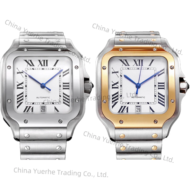 

Men and Women Stainless Steel Quartz And Automatic Watch in 34MM 38MM Crafted with Cartieres Inspiration
