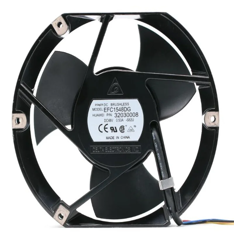 

Original 17CM 48V 0.53A EFC1548DG 17250 large air volume 4-wire PWM industrial equipment metal cooling fan