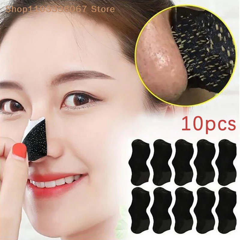 [HM]10Pcs Unisex Blackhead Remove Mask Peel Nasal Strips Deep Cleansing Shrink Pore Nose Black Head Remove Stickers Skin Care view 3