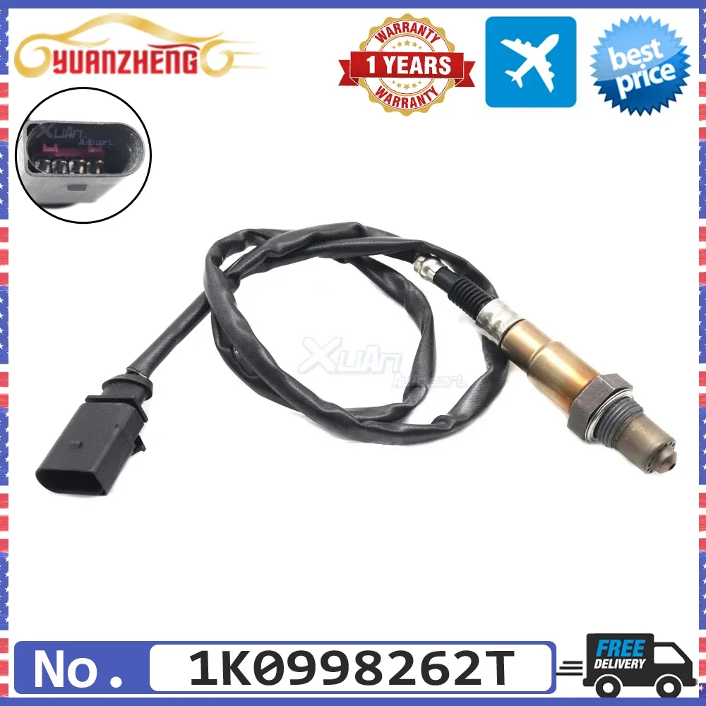 NUEVO SENSOR Lambda de oxígeno O2 con relación aire-combustible 1K 0998262 T para AUDI A6 Q7 RS7 S6 S7 S8 para VOLKSWAGEN CC PASSAT Tiguan Rabbit