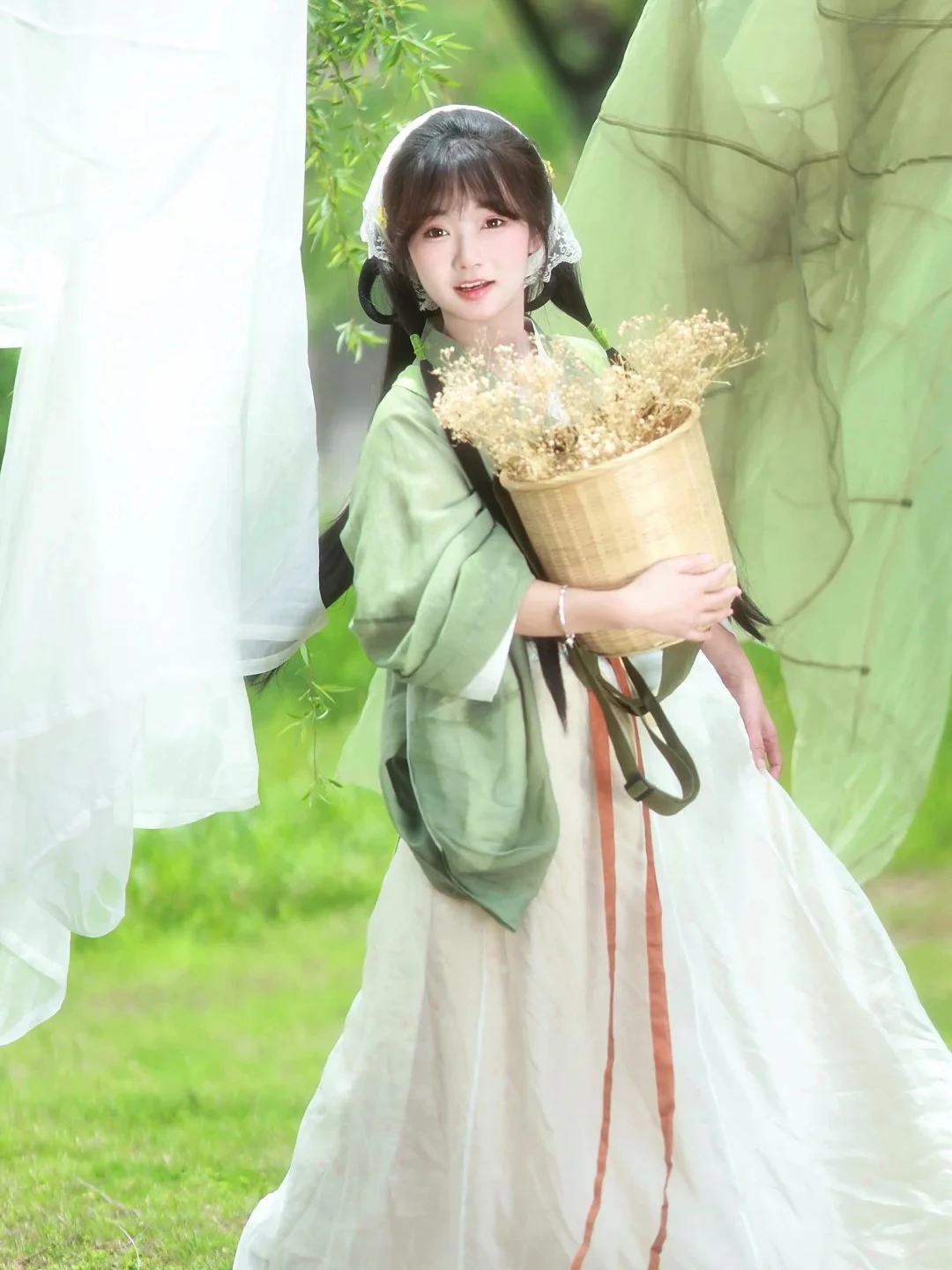 

Новинка 2026: Женский ханьфу в деревенском стиле для повседневной носки, маленький размер, для взрослых, с эффектом сказочной атмосферы, в традиционном стиле.