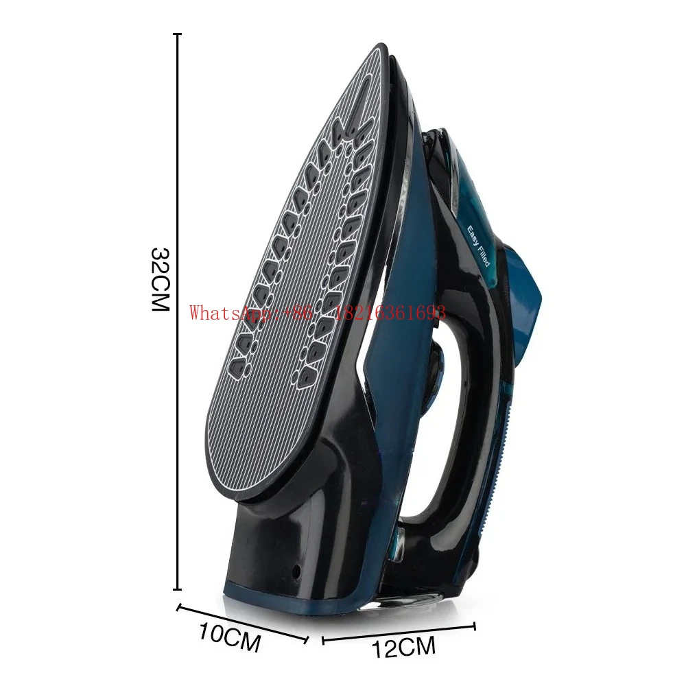 NEW20.26 Electric Steam Iron For Clothes 2600W Clothes Iron With Non-Stick Soleplate Variable Steam Control