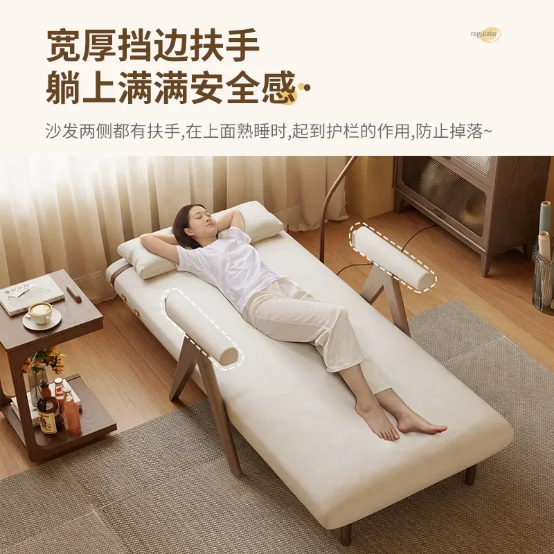 Folding sofa bed dual-purpose, multi-functional small apartment Internet celebrity princess single sofa bed