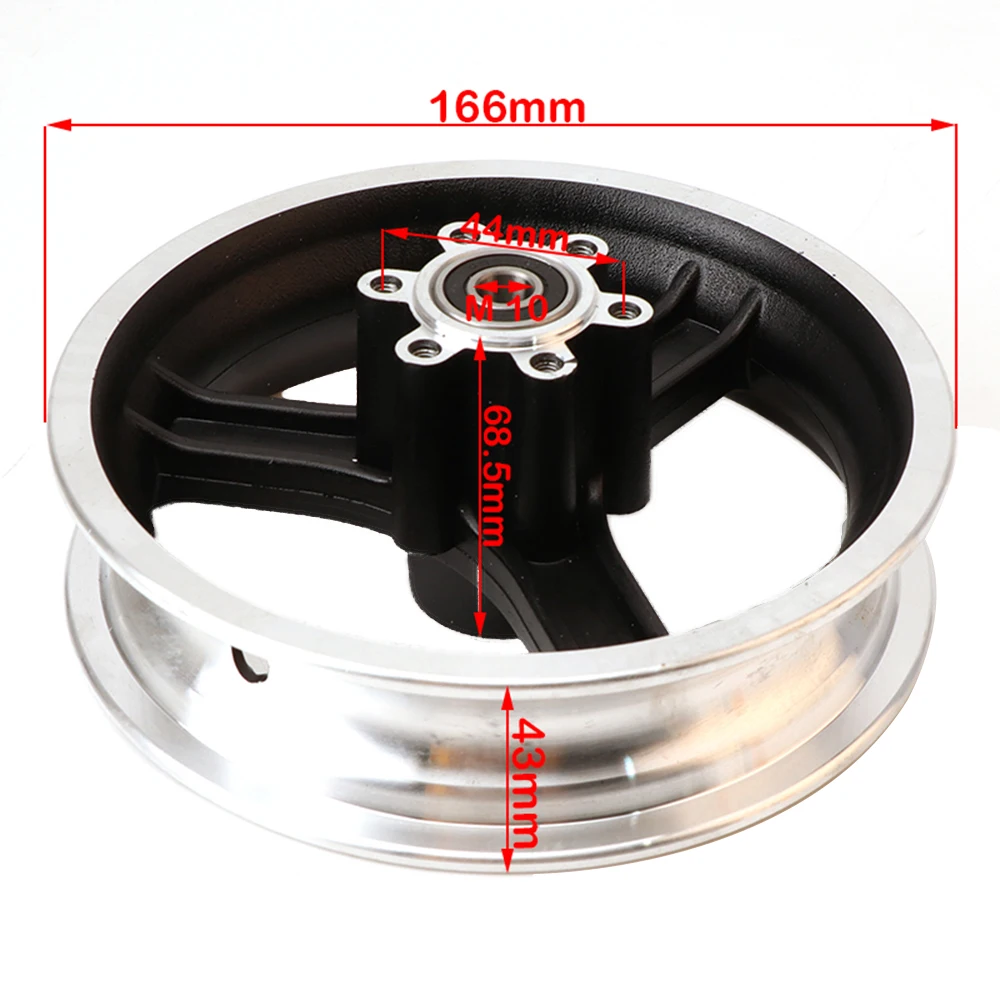 10 Inch Split Hubs Front Wheel Tire Aluminium Alloy Wheel Hub Rim for Kugoo M4 Pro Electric Scooter Replacement Accessories 2
