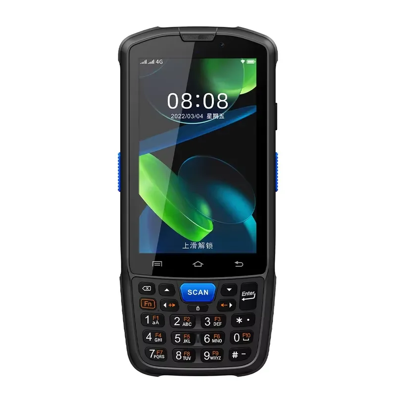 for Industrial Android 14 Handheld 4 Inch Rugged PDA 1D 2D Barcode Scanner 4G WiFi 64GB ROM