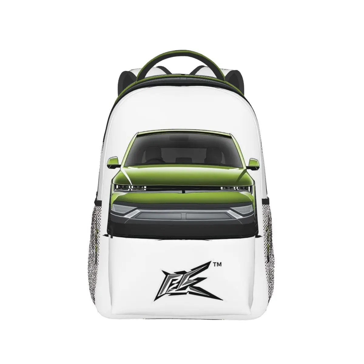 

Ioniq 5 Green Backpack Hot Sale Daypack Large Capacity Kids BookBag School Bag Shoulder Bags for Men Women