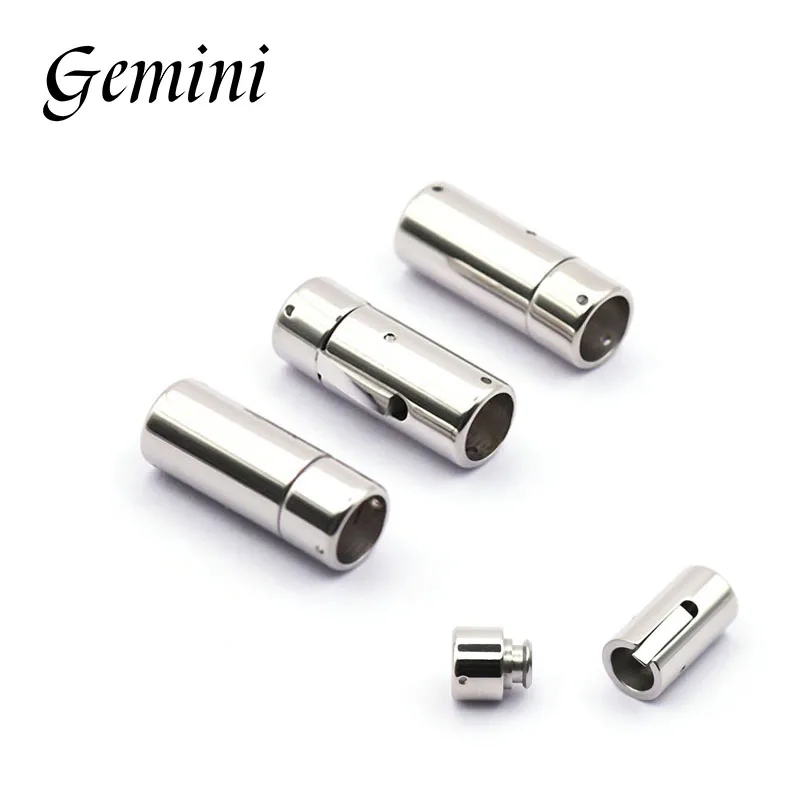 

10Pcs Stainless Steel Leather Rope Buckle Jewelry Clasps For Leather Cord Bracelet Connectors End Clasp Jewelry Making Supplies
