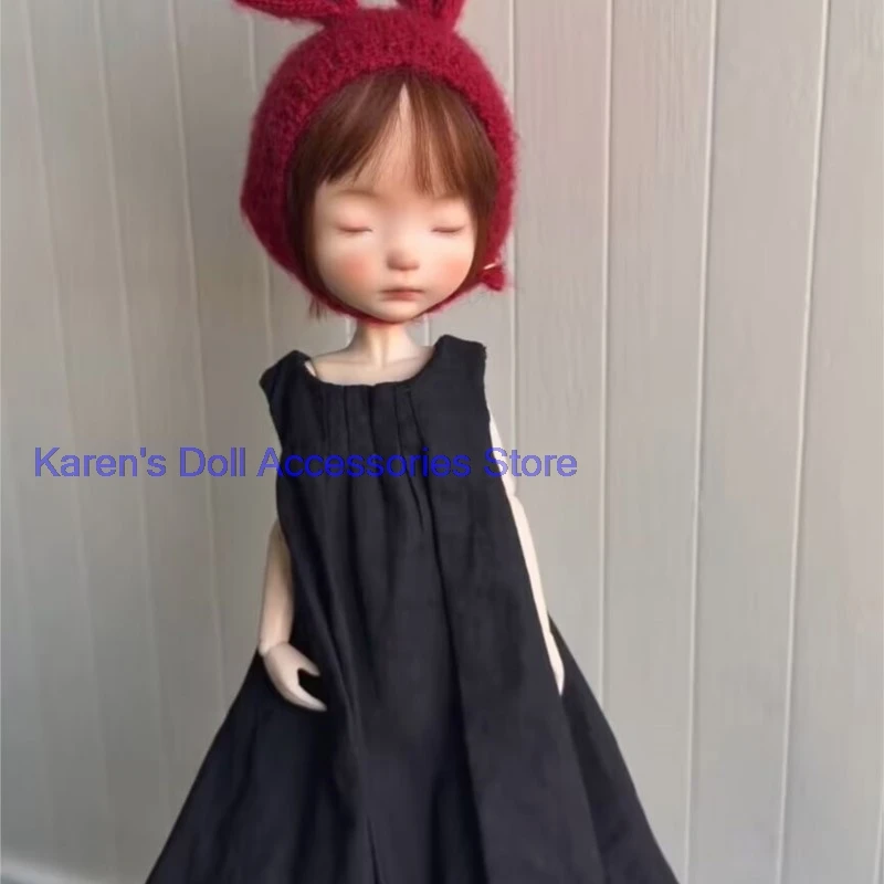 2026 kawaii 2pcs Knitted rabbit hat+Bloom Dress for Blythe/landoudou(Fit for Lulu,ymy24,Ob22,24,26,zone, Jenny)