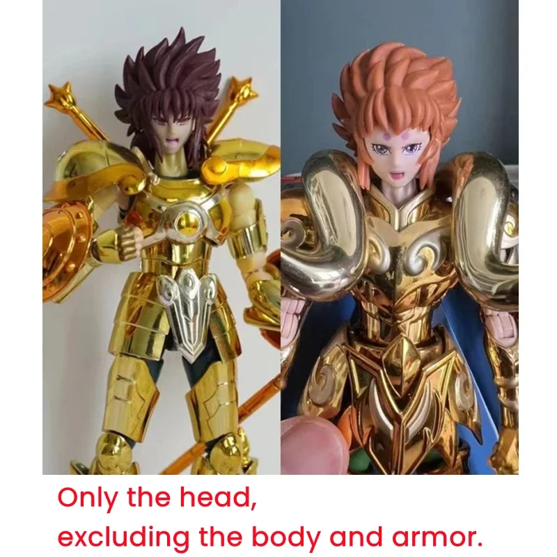 Saint Seiya Myth Cloth Libra Genbu Aries Kiki Head Face PVC KIT no Action figure toys collection doll gift without box