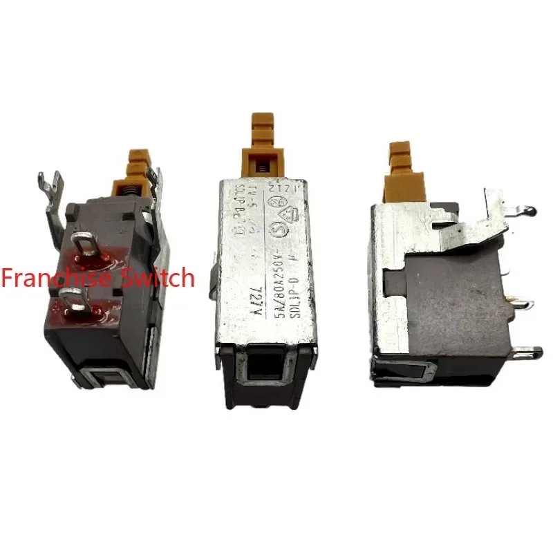 10PCS TV-5-SDL1P-D Netzschalter 2pins 5A/80A250V~ Push Switching