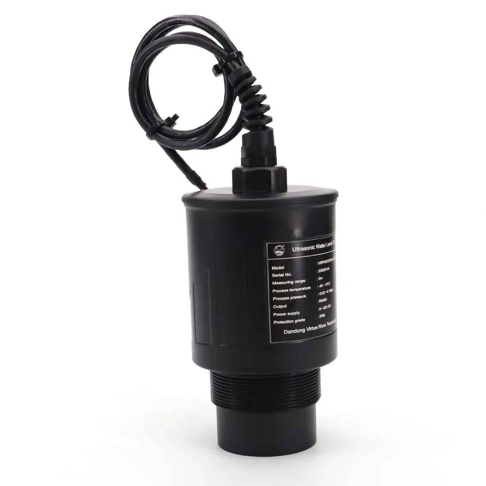 Lcd Digital 4~20ma Explosion Proof Fuel Ultrasonic Water Tank Level Sensor